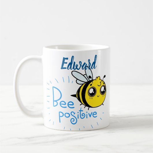 Mug Penser Positive Abee Positive Mignonne Abee (Gauche)