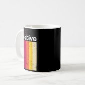 Mug Penser Positive &amp; Be Inspiré Citations Graphic (Devant gauche)