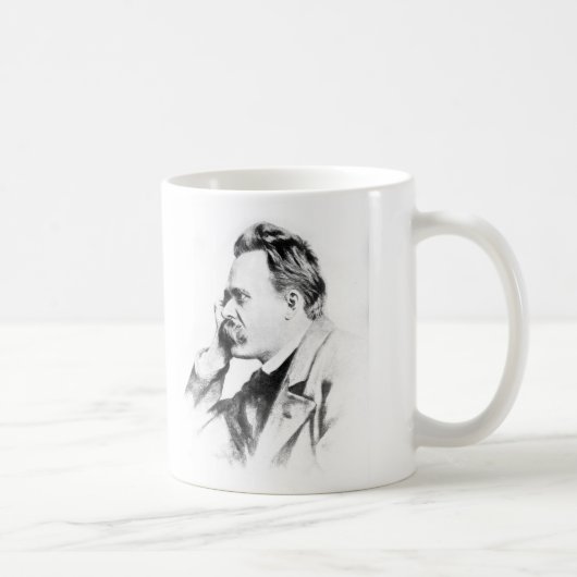 Mug penseur célèbre : Friedrich Nietzsche (Droite)