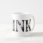 Mug Pensez. (Devant droit)