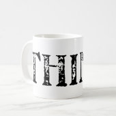 Mug Pensez. (Devant gauche)