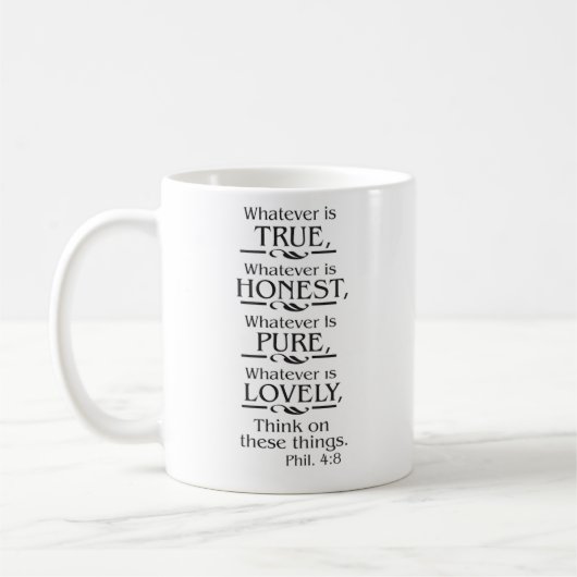 Mug Pensez à ces choses (Gauche)
