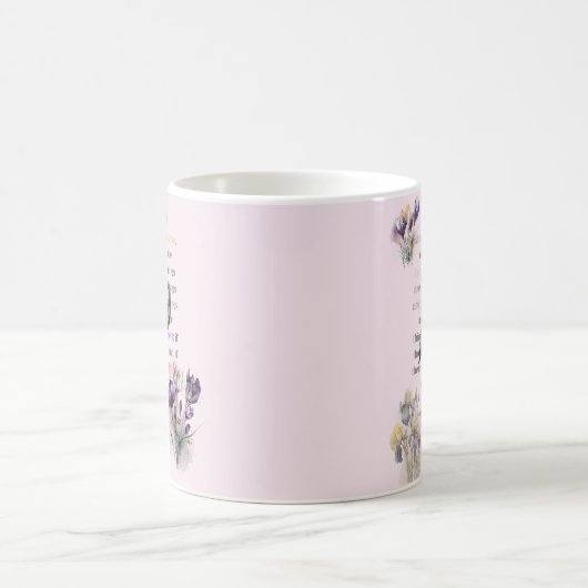 Mug Pensez à ces choses Écriture (Centre)