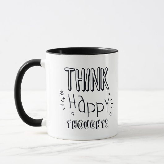 MUG PENSEZ À DES PENSÉES SATISFAISANTES (Gauche)