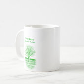 Mug Pensez à la boue verte (Devant gauche)
