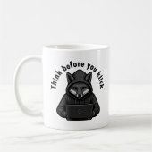 Mug Pensez avant de cliquer - Sécurité informatique (Gauche)