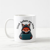 Mug Pensez avant de cliquer - Sécurité informatique (Gauche)