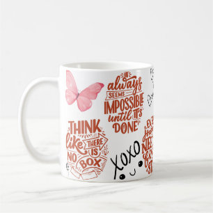 Mug pensez comme si il n'y avait pas de boîte