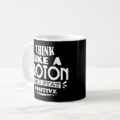 Mug Pensez comme un proton et restez positif (Devant gauche)