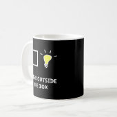 Mug Pensez en dehors de la boîte (Devant gauche)