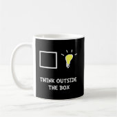 Mug Pensez en dehors de la boîte (Gauche)
