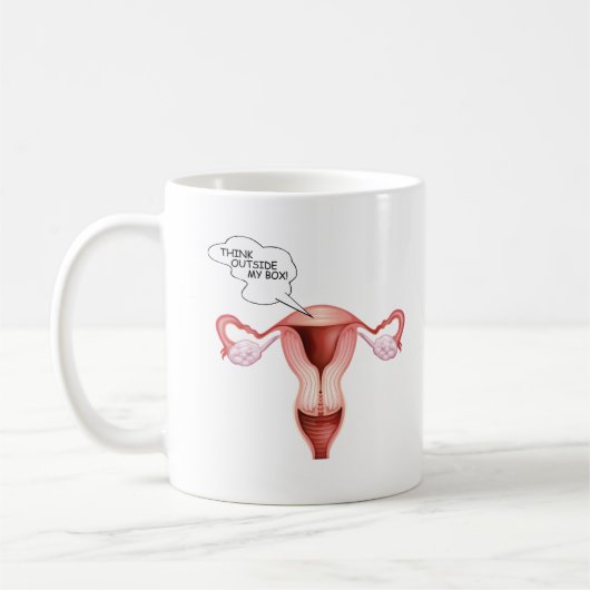 MUG PENSEZ EN DEHORS DE MA BOÎTE -- (Gauche)