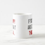 Mug Pensez encore (Centre)