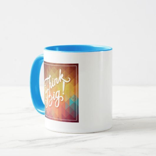 Mug Pensez grand (Devant gauche)
