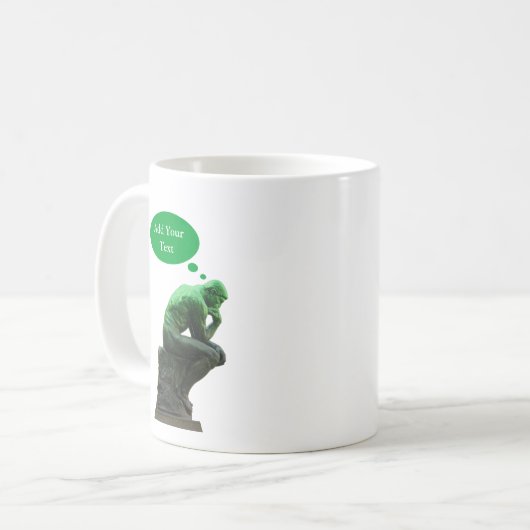 Mug Pensez le vert (Devant gauche)