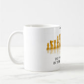 Mug Pensez que (échecs) ne soyez pas un gage en The (Gauche)