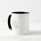 Mug Pensez vert, vivez propre (Devant gauche)
