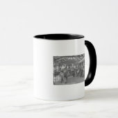 Mug Pension de YMCA, Piccadilly, Manchester, c.1910 (Devant droit)