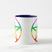 Mug Pentacle arc-en-ciel (Centre)