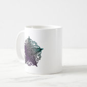 Mug Pentacle pourpre et complexe aqua (Devant gauche)