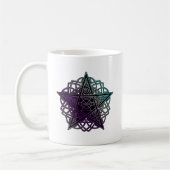 Mug Pentacle pourpre et complexe aqua (Gauche)