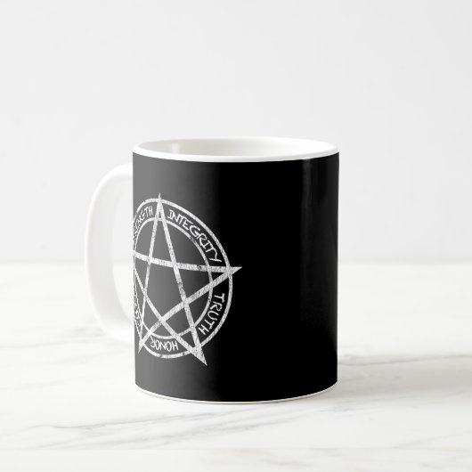 Mug Pentacle Wiccan Pagan Wicca (Devant gauche)