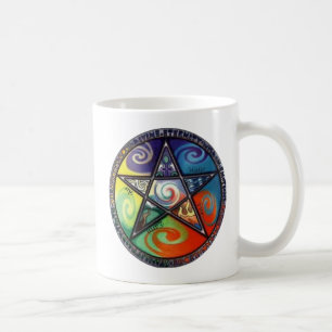 Mug Pentagone étoilé de Wiccan