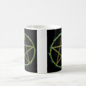 Mug Pentagramme avec le feuille (Centre)