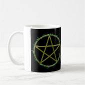 Mug Pentagramme avec le feuille (Gauche)