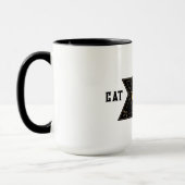 Mug Pentagramme de chat noir épée d'Halloween (Gauche)