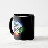 Mug pentagramme du Wiccan (Devant gauche)
