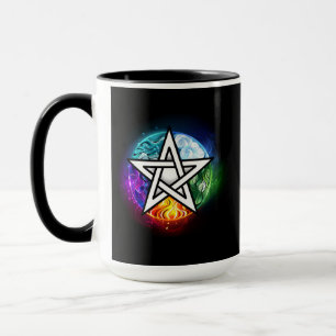 Mug pentagramme du Wiccan