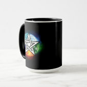 Mug pentagramme du Wiccan (Devant gauche)