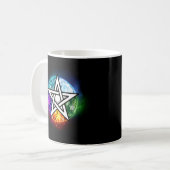 Mug pentagramme du Wiccan (Devant gauche)