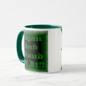 Mug Pentagramme étoile verte (Devant gauche)