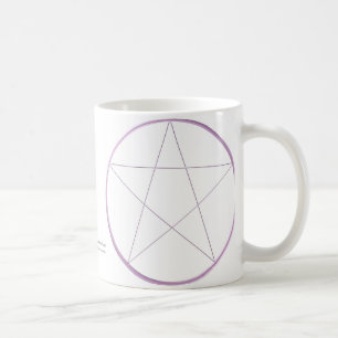 Mug Pentagramme pourpre de gel