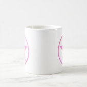 Mug Pentagramme rose de pentagone étoilé (Centre)