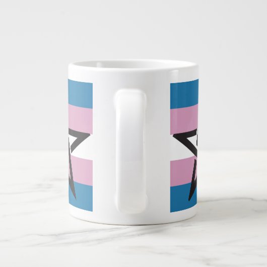 MUG PENTAGRAMME TRANS PRIDE (Dos)