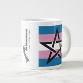 MUG PENTAGRAMME TRANS PRIDE (Devant droit)