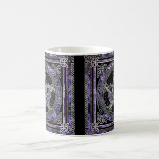 Mug Pentagramme Triskelion Amethyst Moon (Centre)