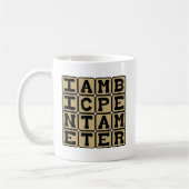 Mug Pentamètre iambique, schéma de sonnet (Gauche)