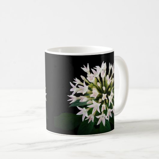 Mug Pentas blancs (Devant droit)
