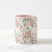 Mug Peonées roses poussiéreuses (Centre)