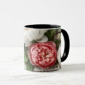 Mug peonies and weathered wood (Devant droit)