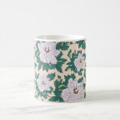 Mug Peonies blanches et Feuilles verts (Centre)