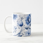 Mug Peonies bleues (Gauche)