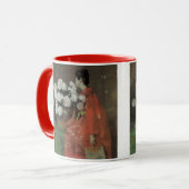 Mug Peonies de William Merritt Chase, Art Vintage (Devant gauche)