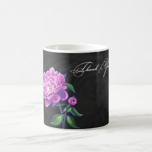 Mug Peonies Merci