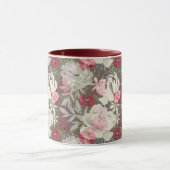 Mug Peonies rose rose fleurs fleurs jardin fleurie bou (Centre)