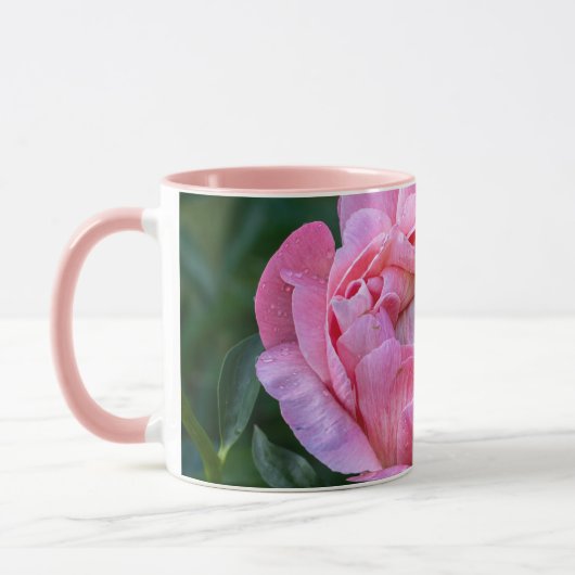 Mug Peony : Art Floral Canadien Élégant (Gauche)